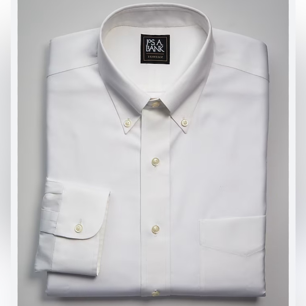 Jos. A. Bank Traveler Dress Shirt, size 17 1/2